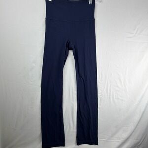 Athleta Elation Straight Leg Pant Navy Blue High Rise Yoga Pants XXS 1273